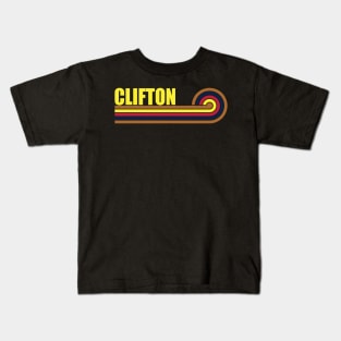 Clifton Arizona horizontal sunset 2 Kids T-Shirt